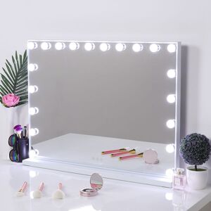 Livingandhome - Dimmable led Light Makeup Mirror for Bedroom, 80X60cm