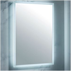 Mosca led Bathroom Mirror with Demister Pad and Shaver Socket 700mm h 500mm w - Orbit