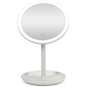 Valuelights - led Make Up Vanity Mirror Bluetooth Speaker Travel Light 3 Colour usb Chargeable