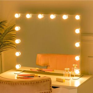 Livingandhome - led Dimmable Bulbs Vanity Mirror for Bedroom