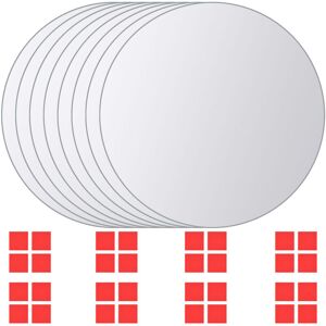 Berkfield Home - Mayfair 16 pcs Mirror Tiles Round Glass