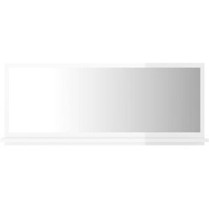 Berkfield Home - Mayfair Bathroom Mirror High Gloss White 90x10.5x37 cm Engineered Wood