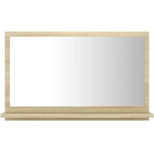 BERKFIELD HOME Mayfair Bathroom Mirror Sonoma Oak 60x10.5x37 cm Engineered Wood