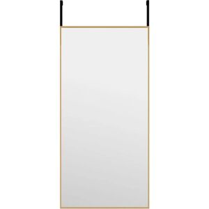 Berkfield Home - Mayfair Door Mirror Gold 30x60 cm Glass and Aluminium