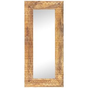 BERKFIELD HOME Mayfair Hand-Carved Mirror 110x50x11 cm Solid Mango Wood