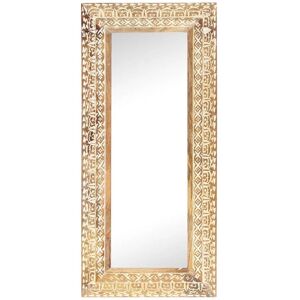 BERKFIELD HOME Mayfair Hand-Carved Mirror 110x50x2.6 cm Solid Mango Wood