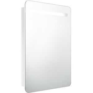 Berkfield Home - Mayfair led Bathroom Mirror Cabinet Shining White 60x11x80 cm