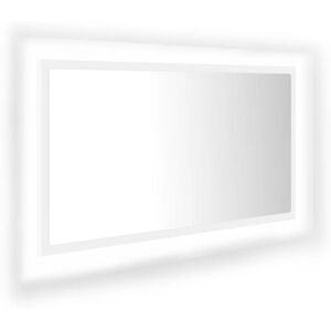 BERKFIELD HOME Mayfair led Bathroom Mirror White 80x8.5x37 cm Engineered Wood