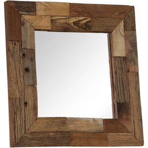 Berkfield Home - Mayfair Mirror Solid Reclaimed Wood 50x50 cm