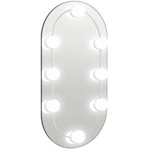 BERKFIELD HOME Mayfair Mirror with LED Lights 40x20 cm Glass Oval