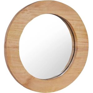 Berkfield Home - Mayfair Wall Mirror 40 cm Teak Round