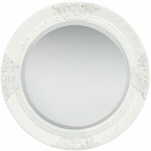 Berkfield Home - Mayfair Wall Mirror Baroque Style 50 cm White