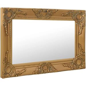 Berkfield Home - Mayfair Wall Mirror Baroque Style 60x40 cm Gold