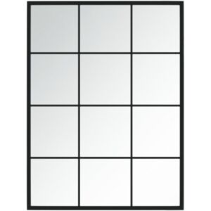 BERKFIELD HOME Mayfair Wall Mirror Black 80x60 cm Metal