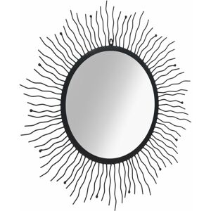 Berkfield Home - Mayfair Wall Mirror Sunburst 80 cm Black