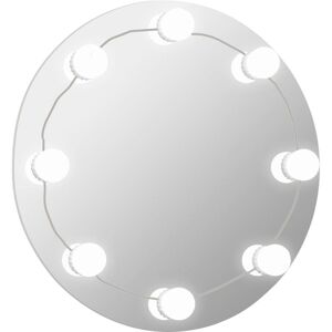 Berkfield Home - Mayfair Wall Mirror with led Lights Round Glass