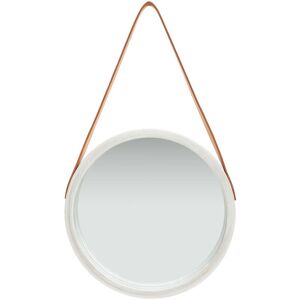 Berkfield Home - Mayfair Wall Mirror with Strap 40 cm Silver