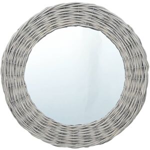 Mirror 80 cm Wicker Vidaxl Brown