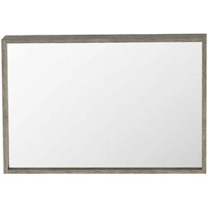 Illumo Bathroom Mirror 600mm h x 800mm w - Grey Oak - Orbit