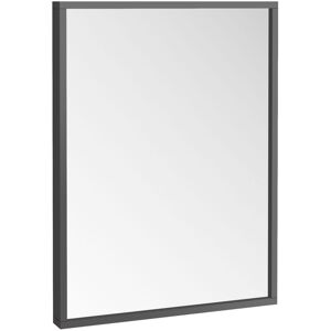 Illumo Bathroom Mirror 600mm h x 800mm w - Matt Grey - Orbit