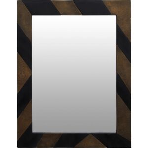 Aris Black and Gold Wall Mirror - Premier Housewares