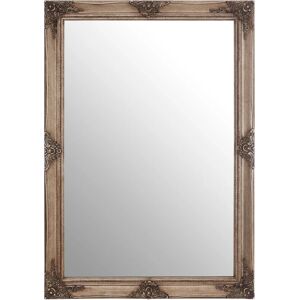 Premier Housewares - Rectangular Wall Mirror/ Classic Mirrors For Bathroom / Bedroom / Garden Walls Fancy Wall Mounted Mirrors For Hallway With Shiny