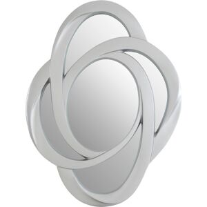 Silver Finish Elliptical Design Wall Mirror - Premier Housewares