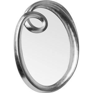 Premier Housewares Swirl Design Silver Wall Mirror