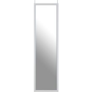 Premier Housewares - White Plastic Frame Over Door Mirror