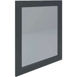 RAK CERAMICS Rak Washington Framed Bathroom Mirror - 650mm h x 585mm w - Black