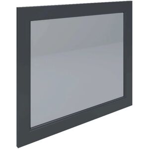 RAK CERAMICS Rak Washington Framed Bathroom Mirror - 650mm h x 785mm w - Black