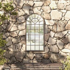 Royalton - Garden Mirror Sand 90x45 cm Iron for Outdoor Use