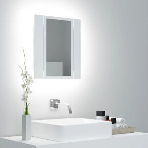 Royalton LED Bathroom Mirror Cabinet White 40x12x45 cm