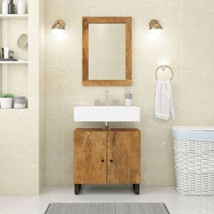 Royalton - Mirror 70x50 cm Solid Wood Mango and Glass