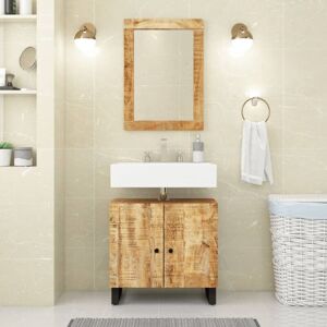 Royalton - Mirror 70x50 cm Solid Wood Mango and Glass