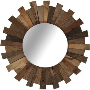 Royalton - Wall Mirror Solid Reclaimed Wood 50 cm