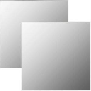 Royalton - Wall Mirrors 2 pcs 50x50 cm Square Glass