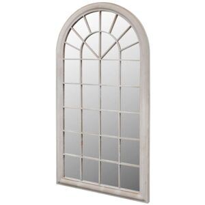 Vidaxl - Rustic Arch Garden Mirror 60x116 cm for Indoor and Outdoor Use White
