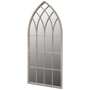 Vidaxl - Gothic Arch Garden Mirror 50x115 cm for Indoor and Outdoor Use Silver