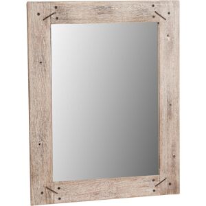 Biscottini - rustico solid wood made Hanging Wall Mirror