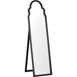 Beliani - Modern Standing Floor Mirror Decorative Frame 40 x 150 cm Black Chatillon - Black