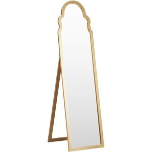 Beliani - Modern Standing Floor Mirror Decorative Frame 40 x 150 cm Gold Chatillon - Gold