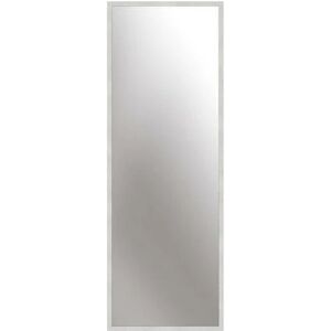 Nielsen Star Metal Rectangle Wall Mirror Large Matt Silver 70 x 170Cm - silver