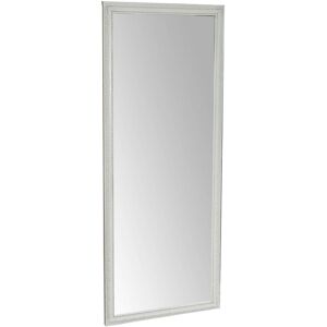 Biscottini - Long vertical/horizontal wall mirror Bathroom mirror for makeup Large bedroom mirror White frame mirror Hanging mirror