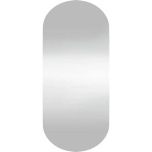 Wall Mirror 40x90 cm Glass Oval vidaXL - Silver