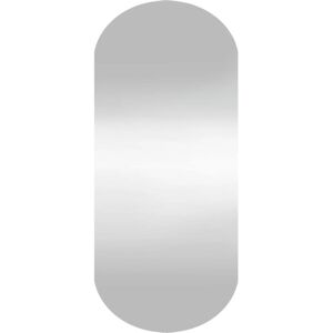 Vidaxl - Wall Mirror 25x60 cm Glass Oval Silver