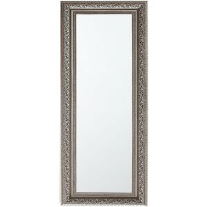 Beliani - Wall Mirror Tall Horizontal Vintage Retro Inspired Carved Golden Frame Aspen - Gold