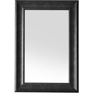 Beliani - Wall Rectangular Mirror Plastic Frame Classic Black 60 x 90 cm Lunel - Black