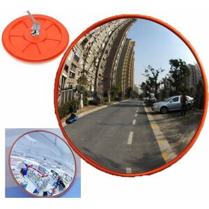 Dayplus - Wide Angle Convex Mirror Indoor Outdoor Road Mirrors Security Garage Parking Lot 30CM