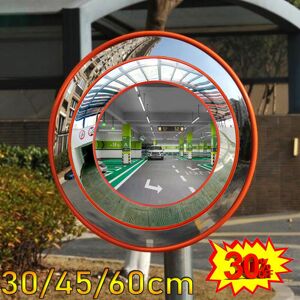 DAYPLUS Wide Angle Convex Mirror Indoor Outdoor Road Mirrors Security Garage Parking Lot 45CM